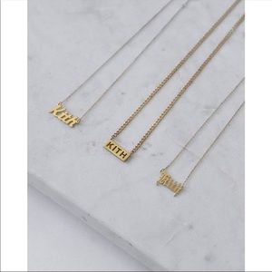 KITH nameplate necklace